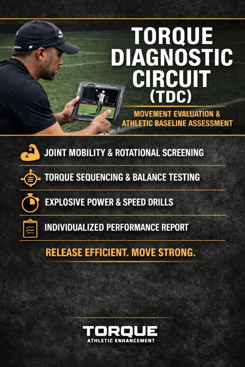 Torque Diagnostic Circuit  (TDC):  A Biomechanics-Based Athletic Evaluation: