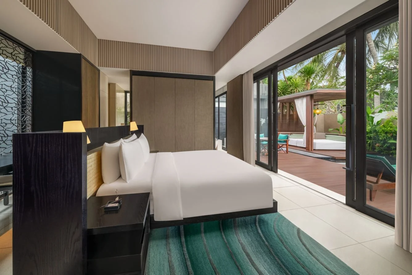 Bedroom 1: 1 King Bed, Private Outdoor Pool, Oasis Villa I, Pool Cabana, Terrace