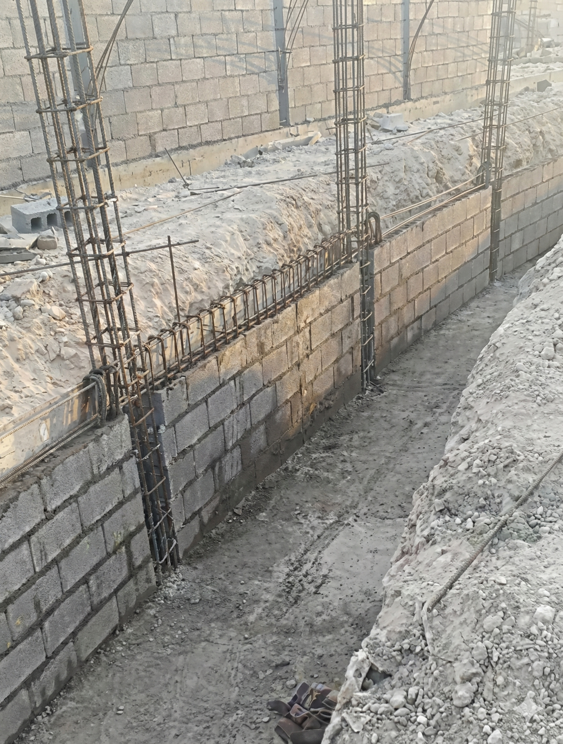 construcción con block