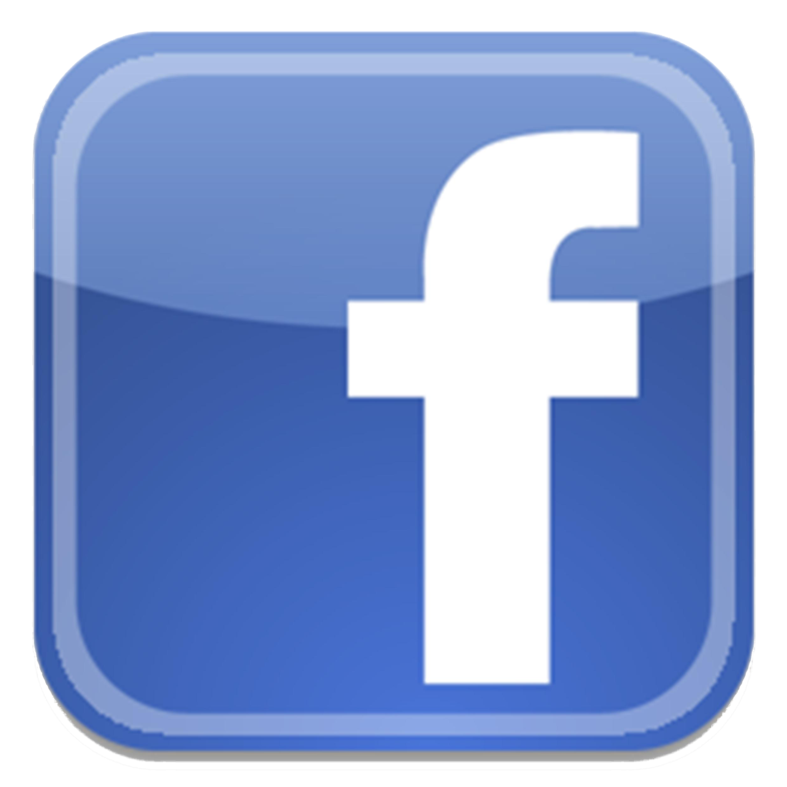 Facebook logo with a blue background and a white lowercase 'f'