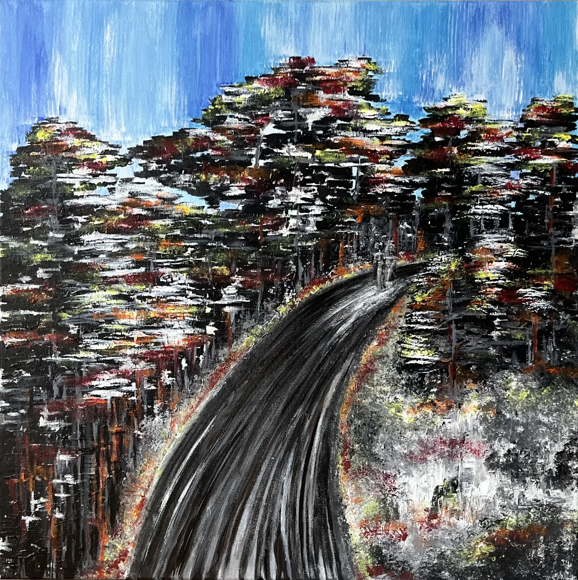 Strolling through nature  (20 × 20) — SOLD