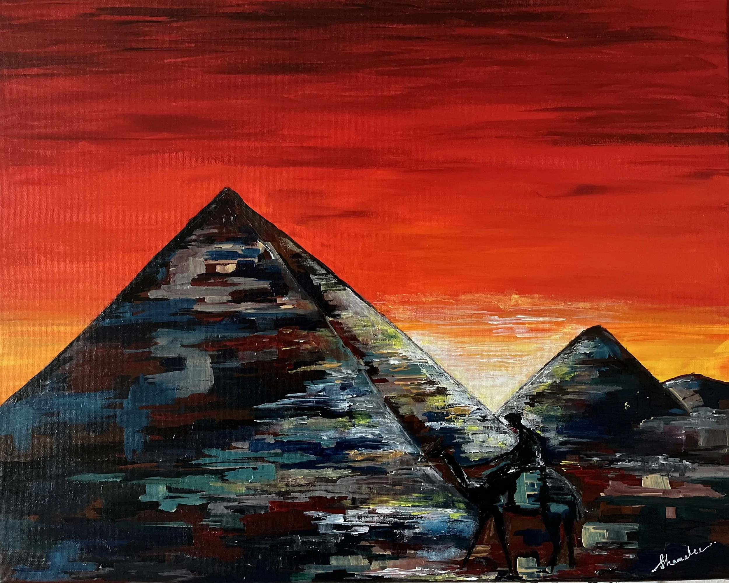 Bliss by Shamalee Rajapakse, acrylic on canvas, 2024