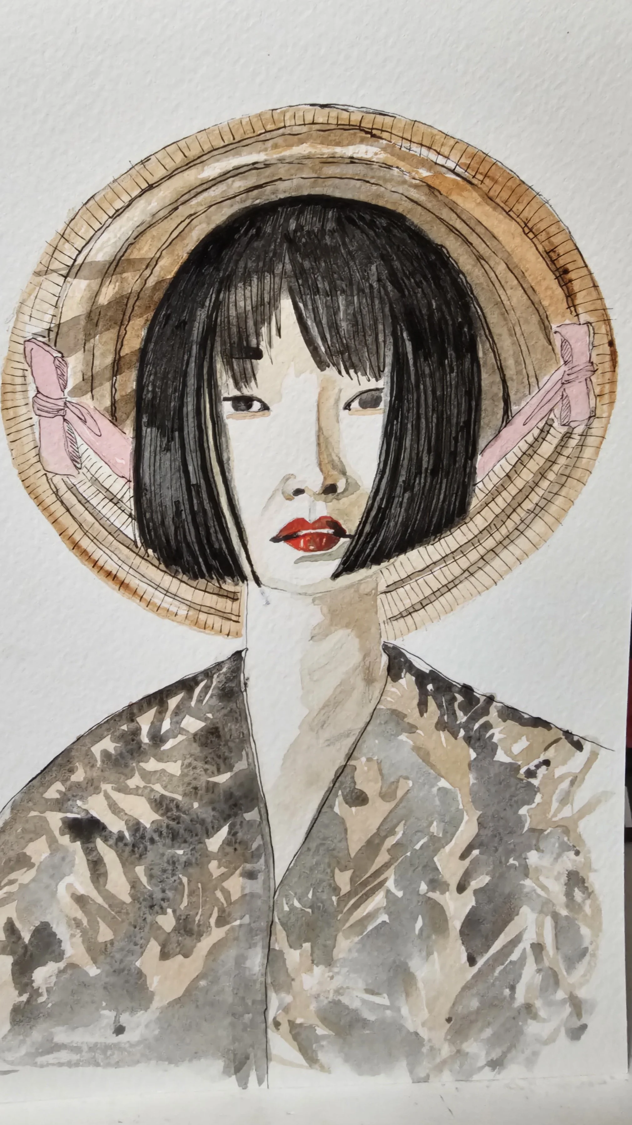 Watercolor Portrait - Kim
