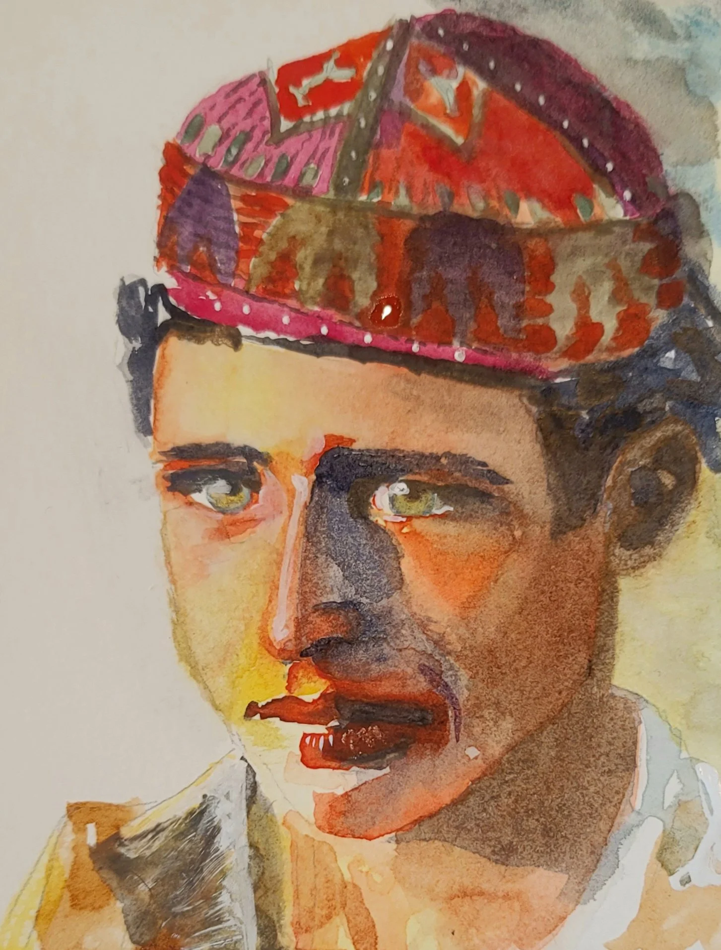 Watercolor Portrait - Nat Geo