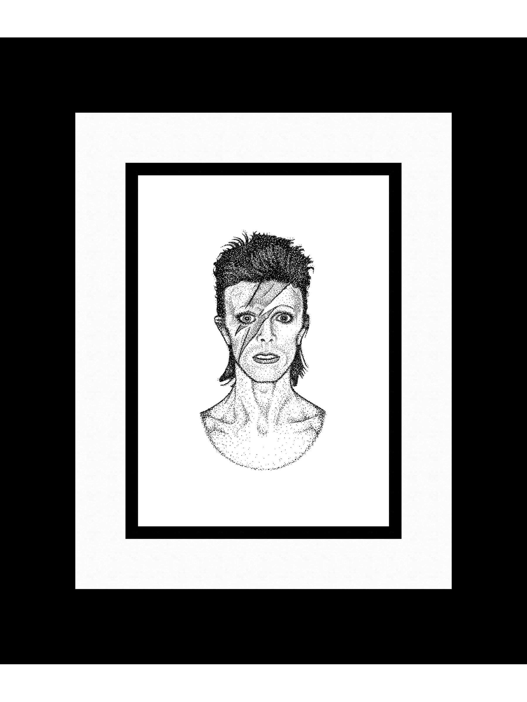   Funny How Stardust Travels  , 2016 
Ink on Bristol Board 
11" x 13" (framed) 
Sold