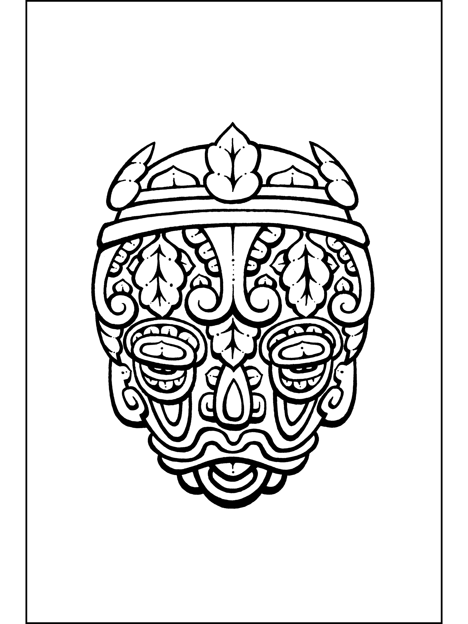   Oak Spirit  , 2014 
Ink on Bristol Board 
6" x 9" 
160-