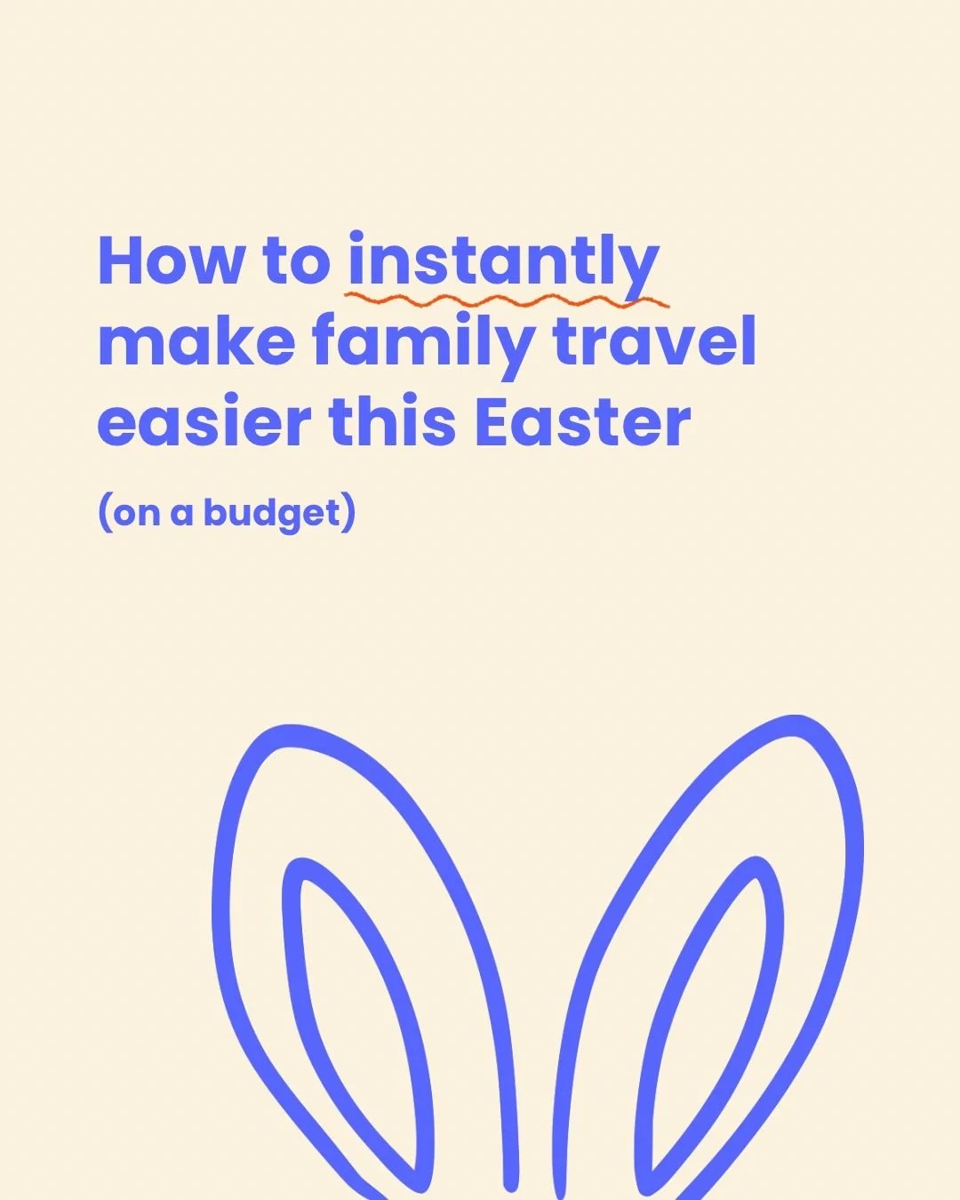 Holidays are a time for family get togethers and Easter egg hunts. 

If you&rsquo;re travelling with kids, here&rsquo;s how to make that possible without getting frazzled 🐣