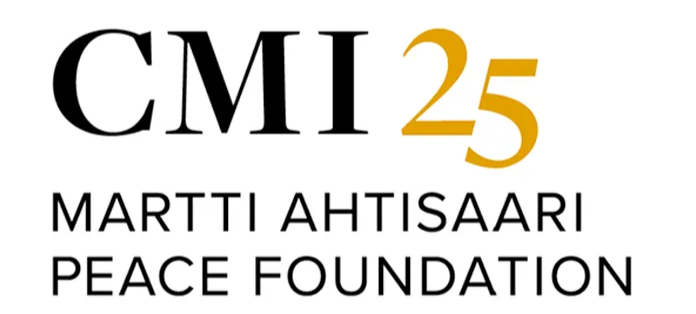 CMI 25 Martti Ahtisaari Peace Foundation logo.