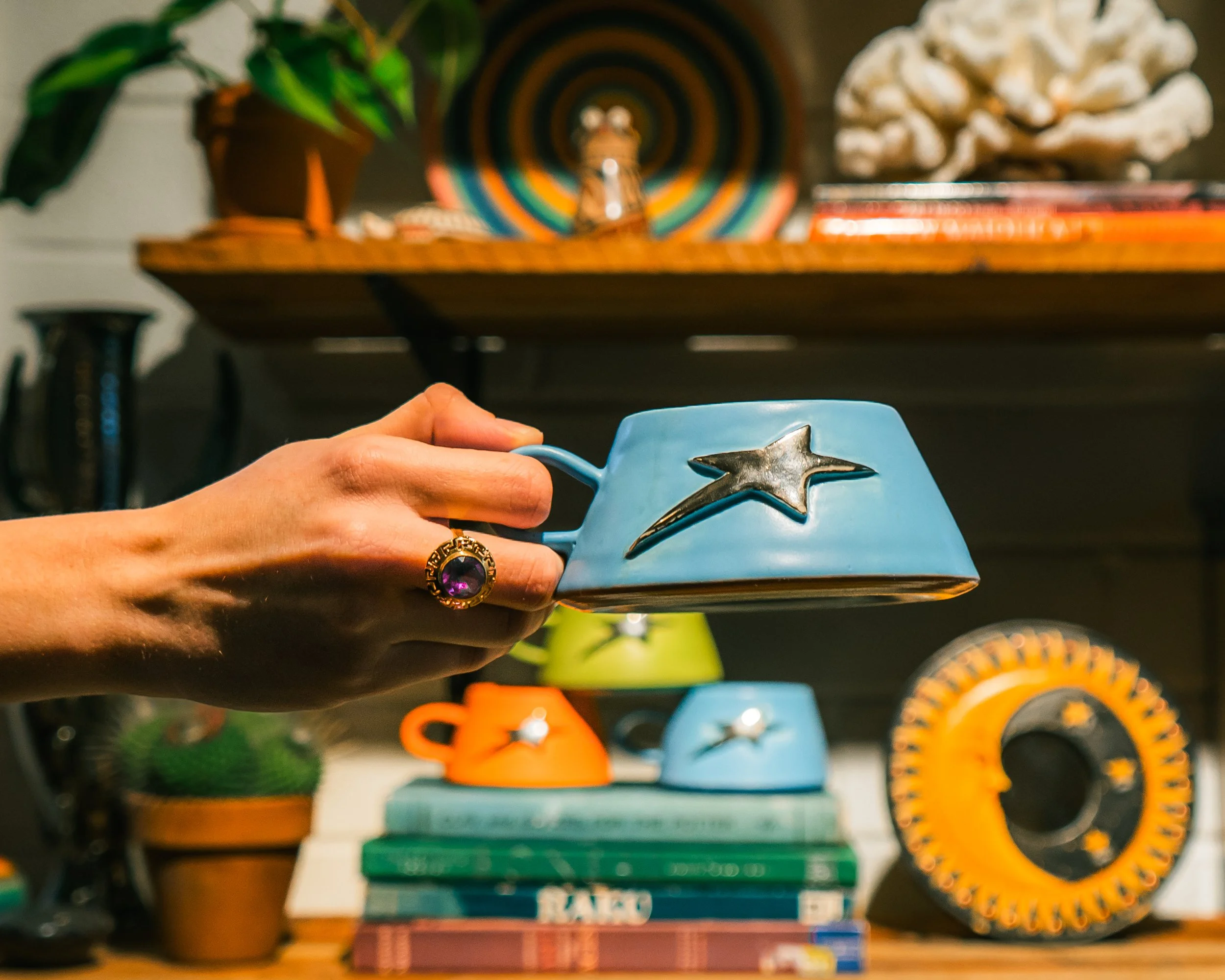 Shooting Star Mug:   Turquoise