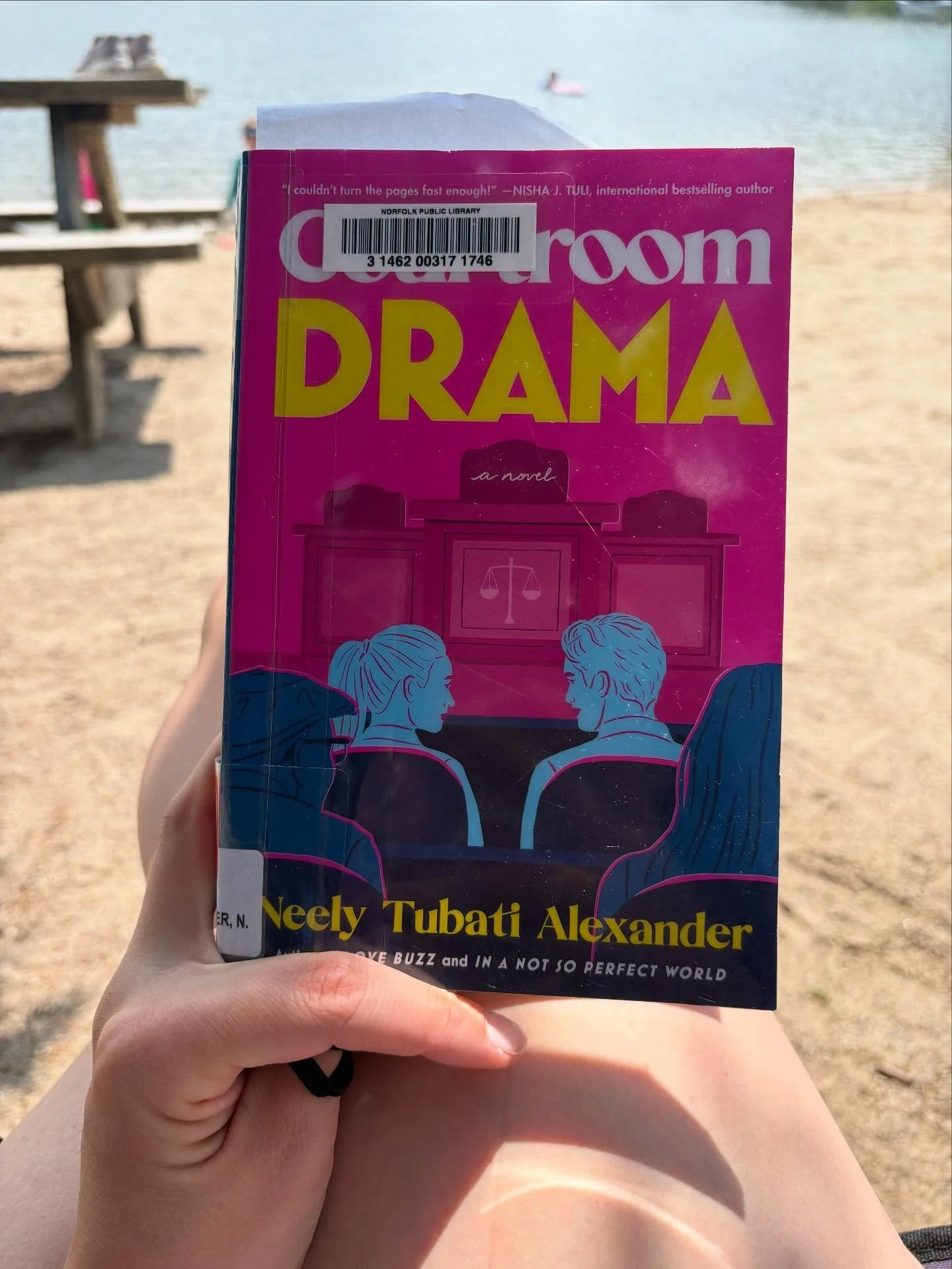 Having ourselves a delightful little day. And loving @neelyalexanderwrites &lsquo;s COURTROOM DRAMA!  #writersofinstagram #bookstagram #contemporaryromanceauthor