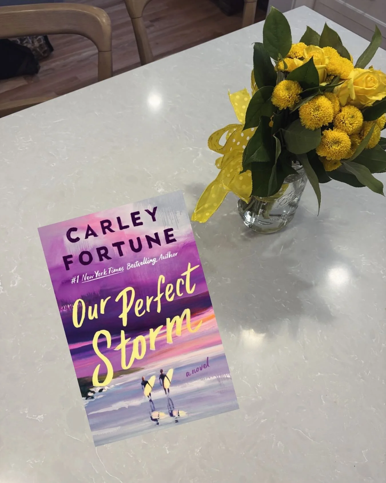 ***REVIEW***

@carleyfortune is one of my favorites and anything she writes is an immediate must-read. OUR PERFECT STORM is infused with all the broody, moody, beauty of her previous works, and the friendship between Frankie and George is one for the