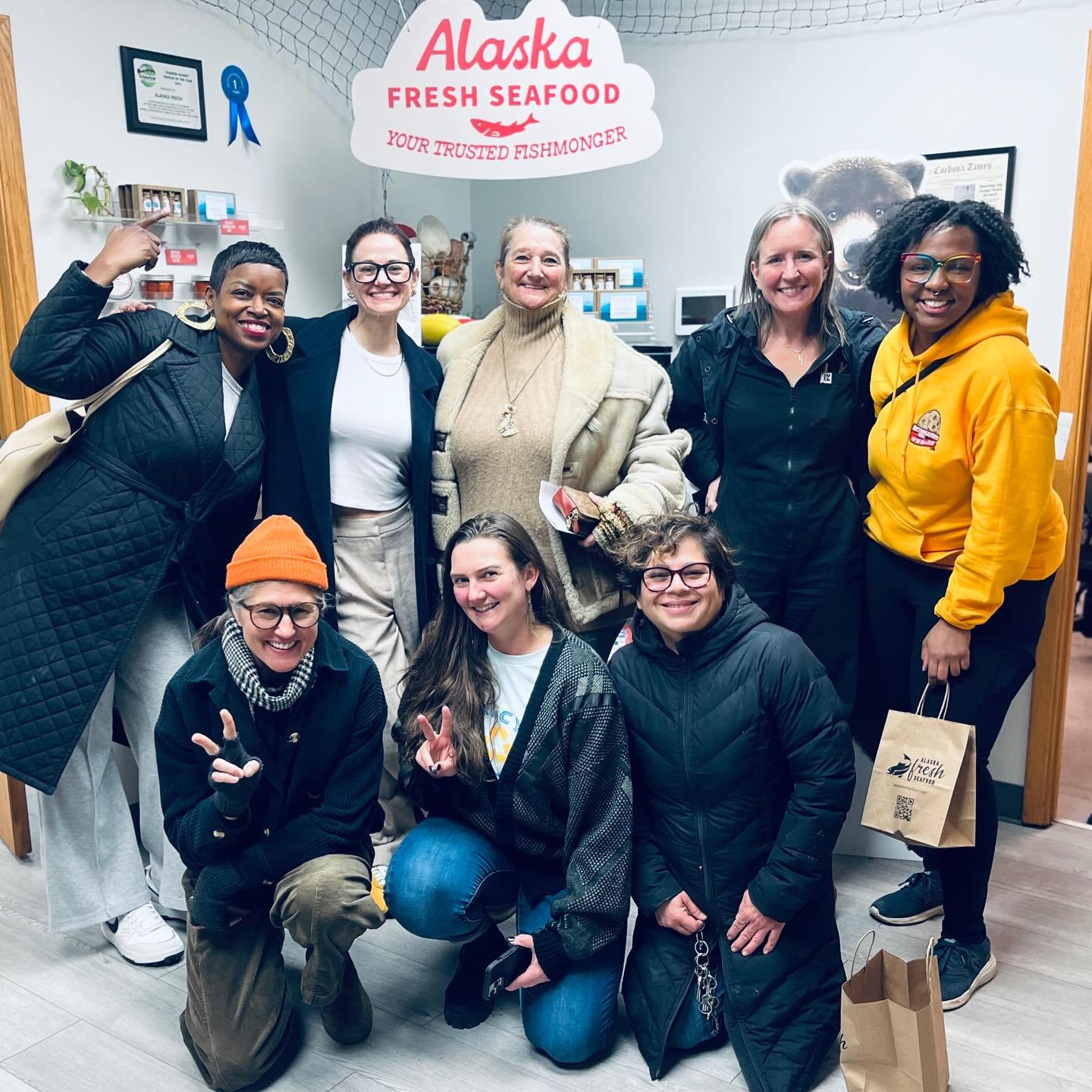Thank you to one of our members, @alaskafreshseafood for hosting our monthly Women In The Field meeting complete with a salmon tasting and education. 

You can get a taste of @alaskafreshseafood as a feature in one of our dishes at our Women&rsquo;s 