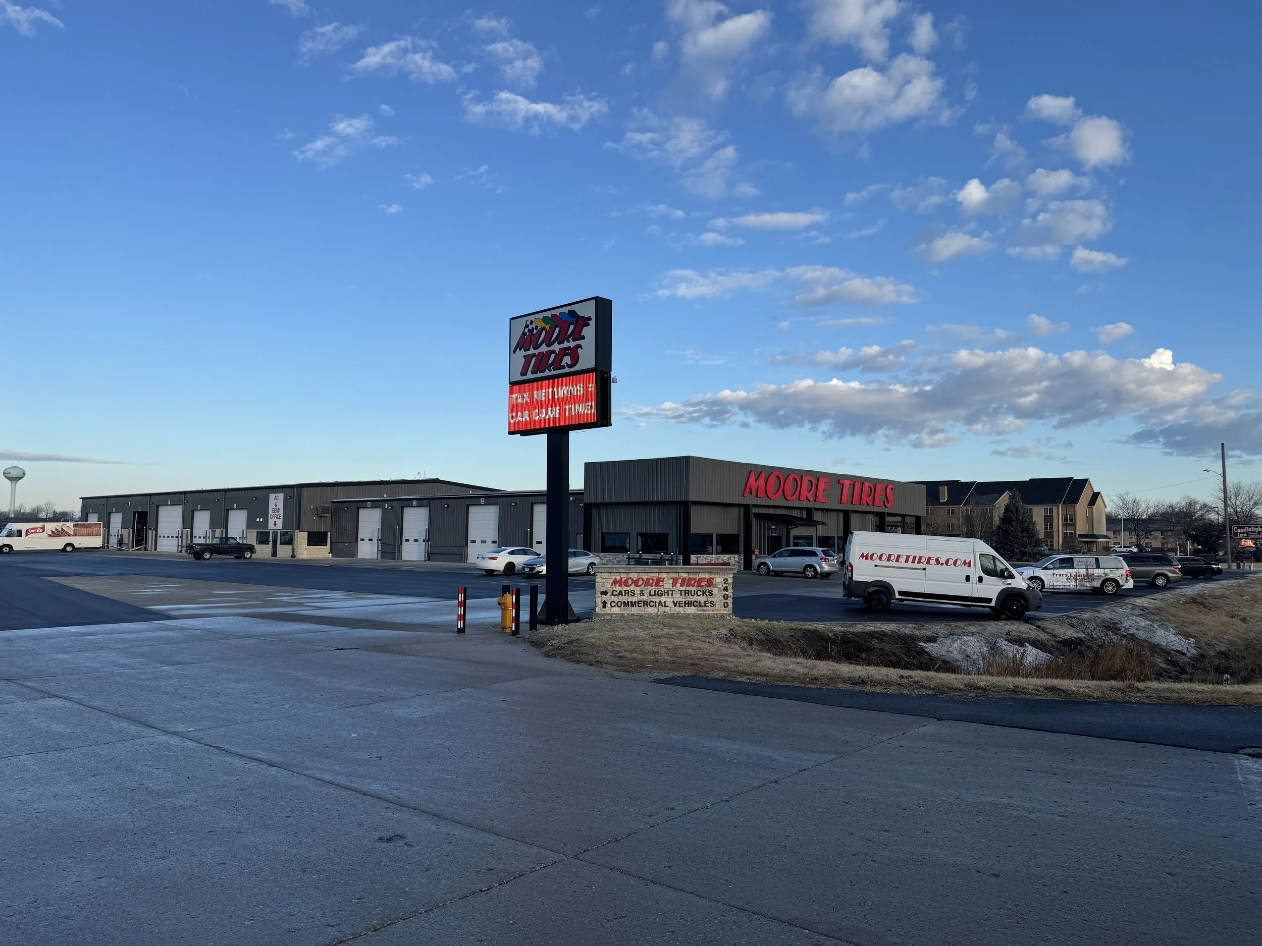 Steel building complex in midwest