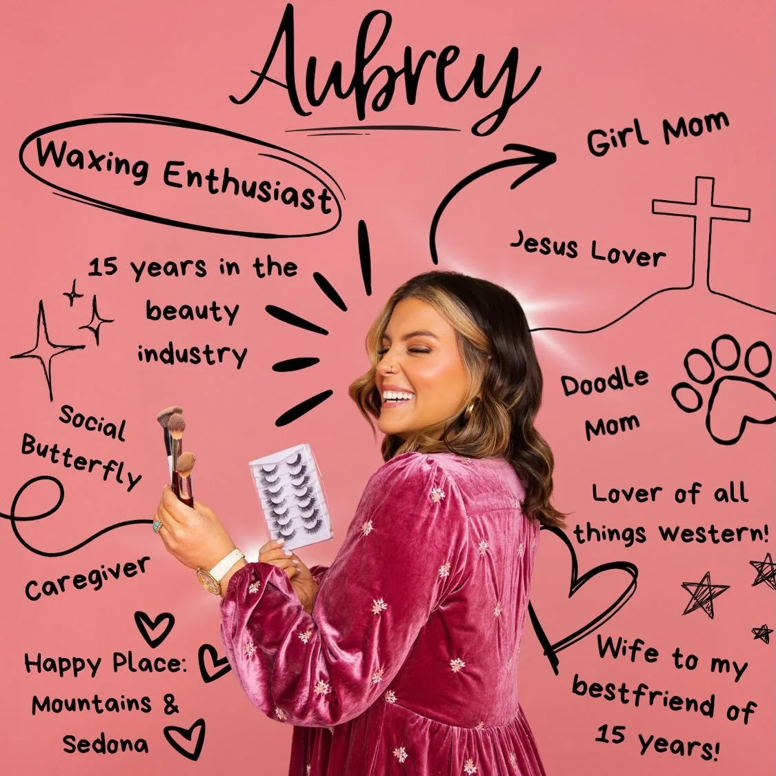 Hi friends! Since there quite a few new faces here, I thought I'd introduce myself again 🤍 I&rsquo;m Aubrey &mdash; owner of Dangerfield Beauty Studio in downtown Caldwell.

I&rsquo;ve been in the beauty industry for over 15 years, and getting to se