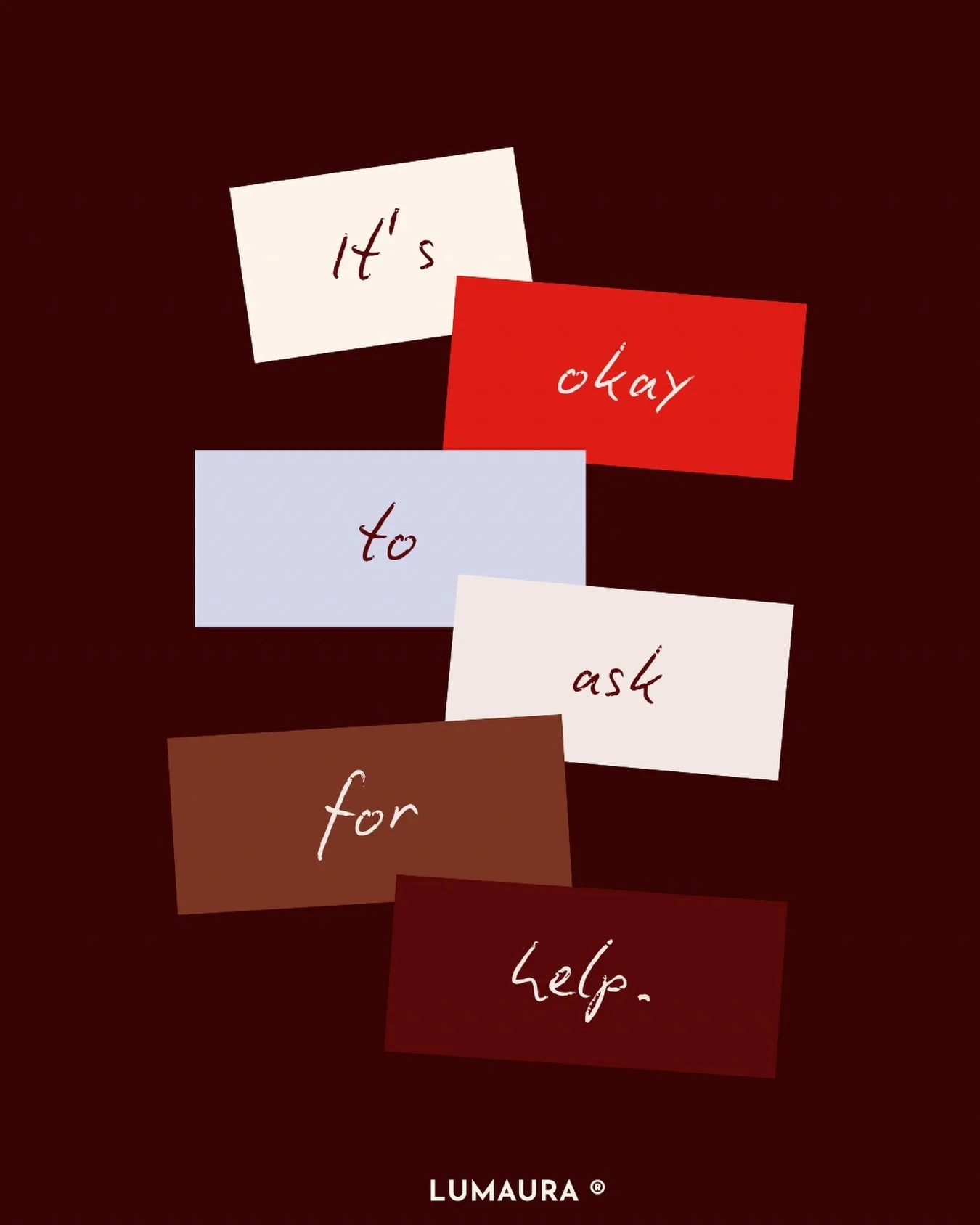 We say it&rsquo;s okay to ask for help ( and it is ) &mdash; 
But do people actually feel safe to?

Let&rsquo;s make them feel it.
Let&rsquo;s make people feel seen, heard,
and less alone when they do.