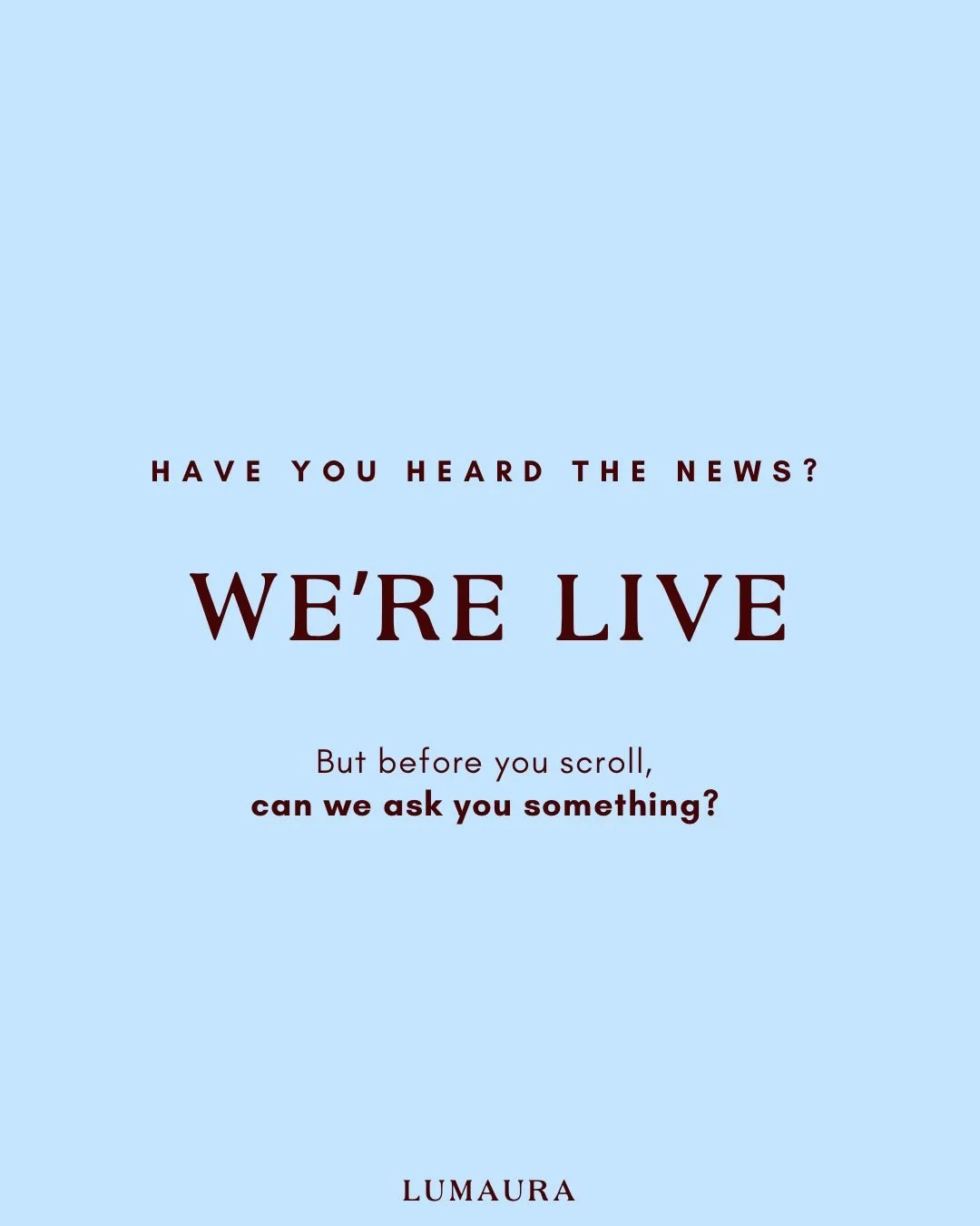 HAVE YOU HEARD THE NEWS?

WE&rsquo;RE LIVE. 🤍

But can we ask you something?

We teach people CPR. We teach people how to respond when someone is having a heart attack. We teach people how to recognise the signs and what to do next.

So why are so m