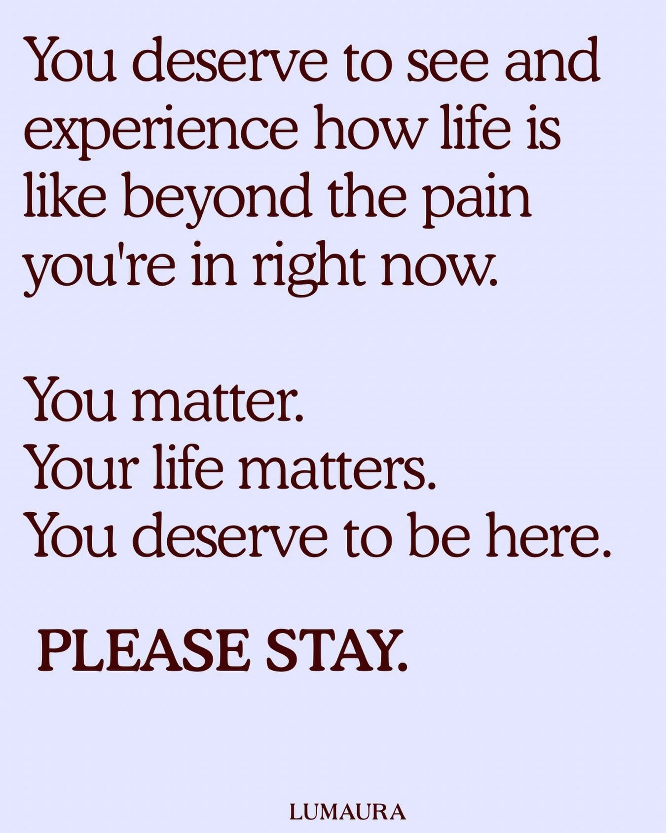 A message to end off &lsquo; R U OK?&rsquo; Day and World Suicide Prevention Day. But this message isn't just for today,  it&rsquo;s for other everyday also. 

You matter. Your life matters. You deserve to be here. 
Please stay. ❤️