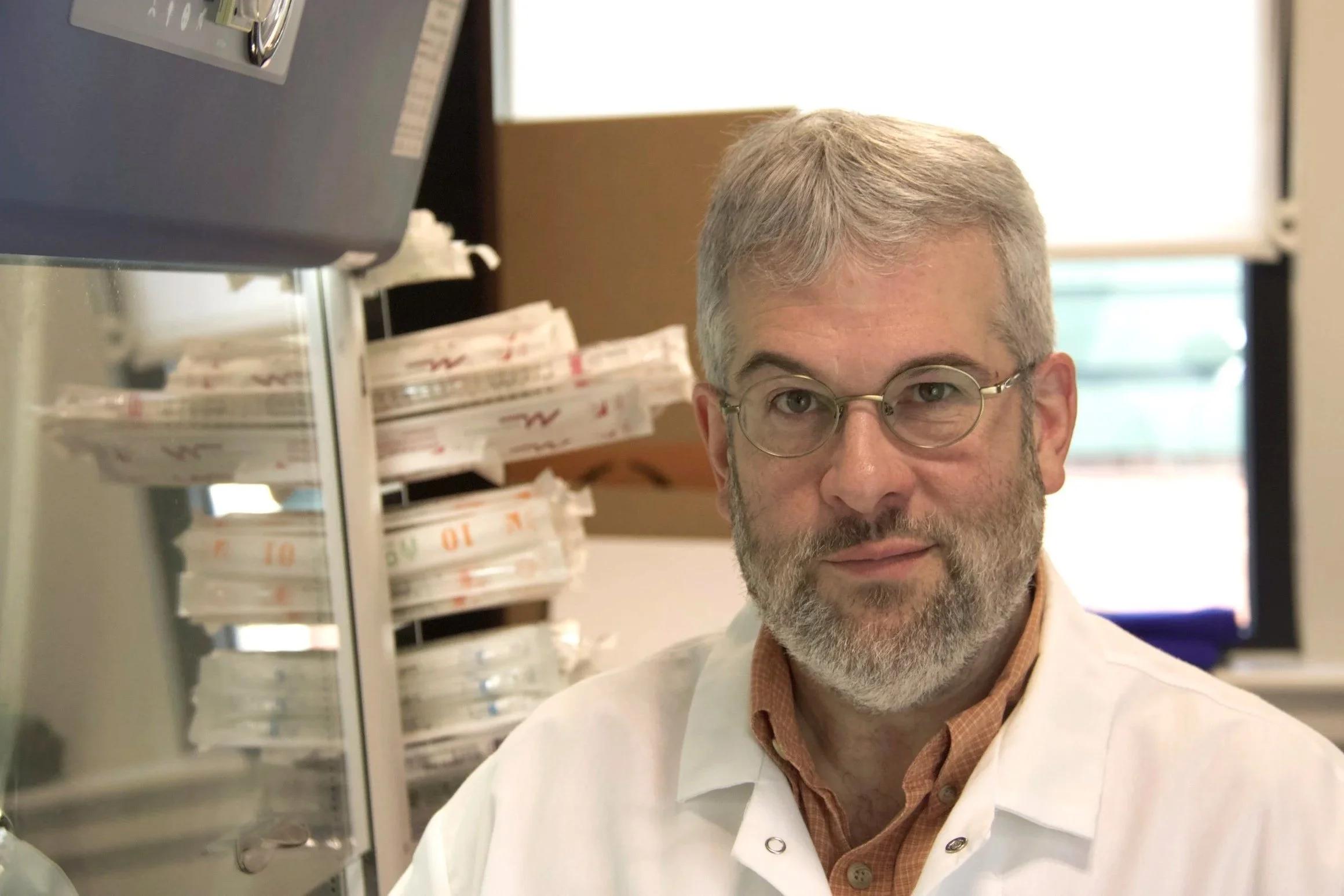 Image of Dr. Michael Greene at the VPI, Inc. laboratory space at MBI in Worcester, MA