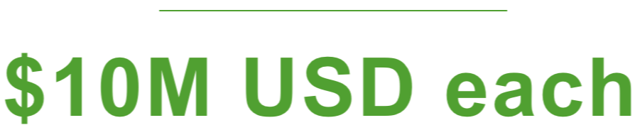 Text shows pricing for VPI program #3 - Custom Research-grade Stable Cell Line (Monoclonal) - 10M USD each