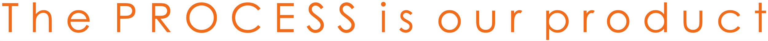 VPI tagline - The PROCESS is our product