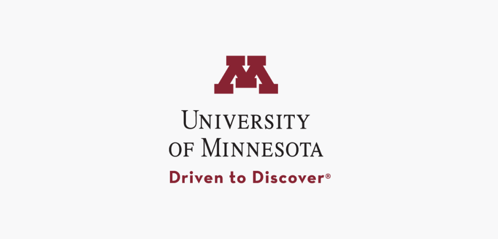 University of Minnesota logo with the slogan "Driven to Discover".