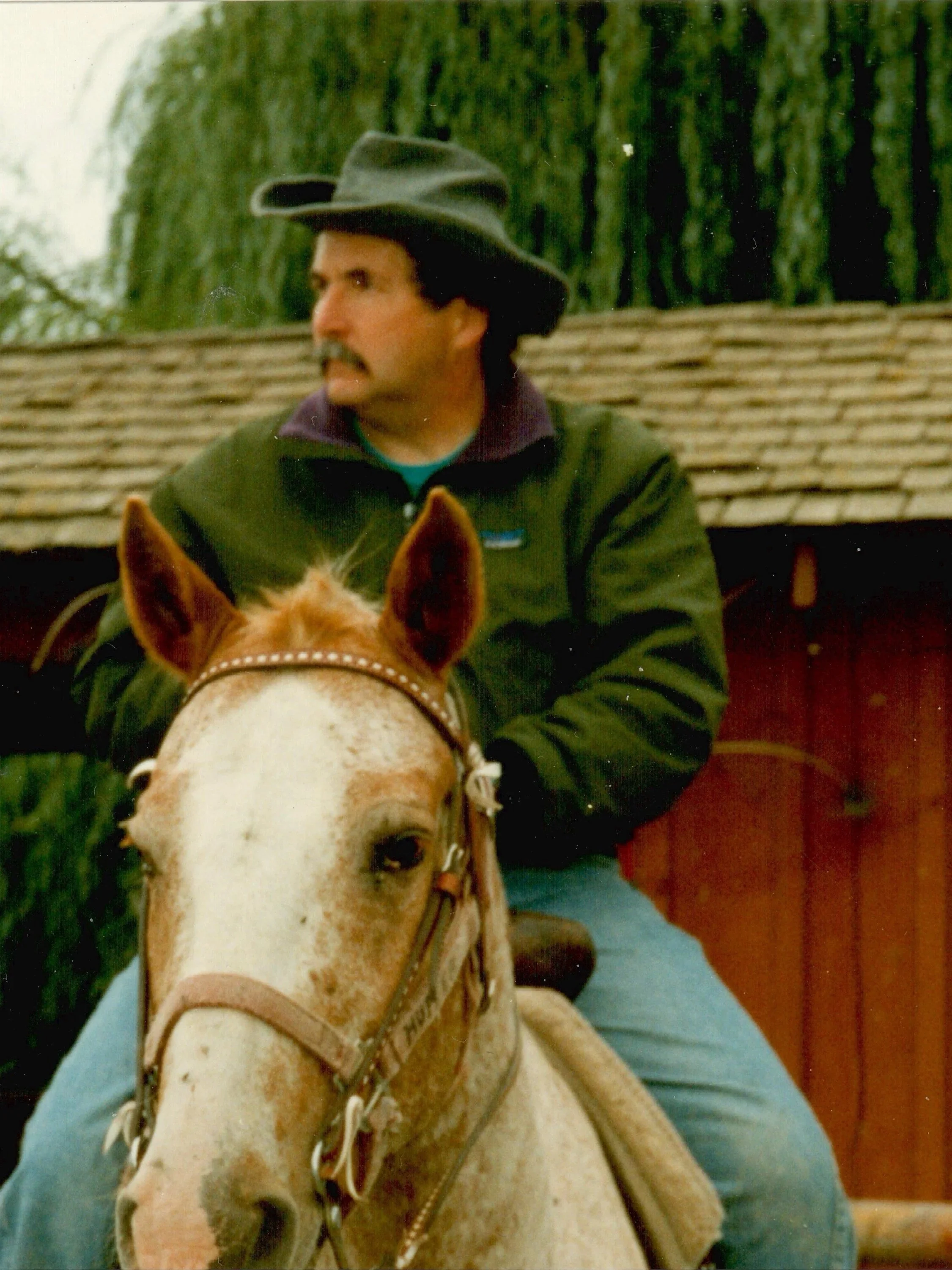 Frank at the dude ranch in Washington