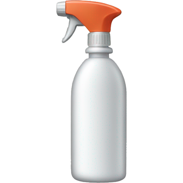 A spray bottle for cleaning.