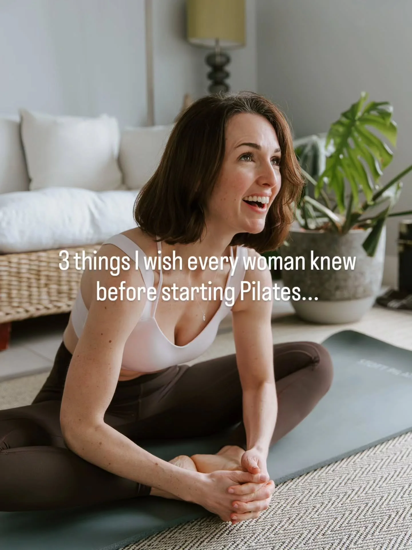 3 things I wish every woman knew before starting Pilates... 🌿

There are so many misconceptions about Pilates and they often stop people from giving it a try.

The truth? Pilates meets you where you are.

Over the years, Pilates has been so many thi