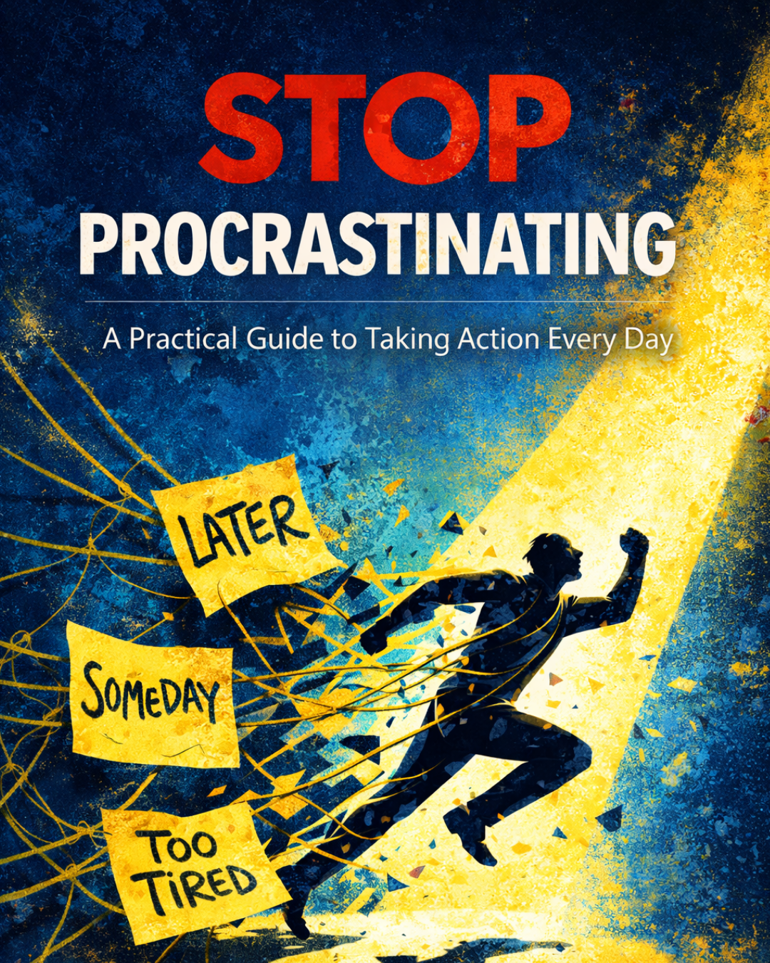 stop procrastinating ,A Practical Guide to Taking Action Everyday.