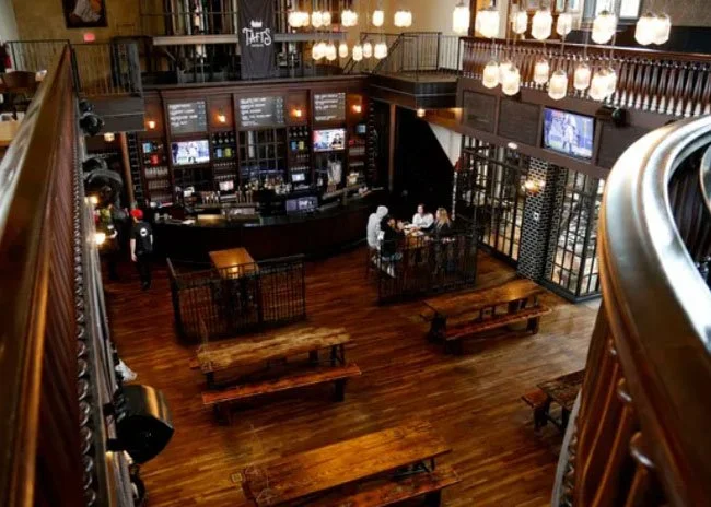 The first night: Polly had dinner in OTR as indoor dining comes back