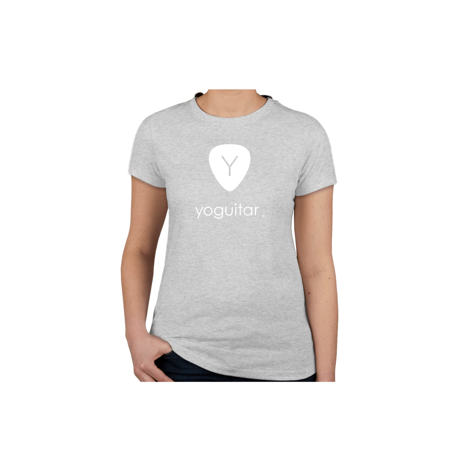 Yoguitar Next Level Women's Slim Fit Tri-Blend T-shirt