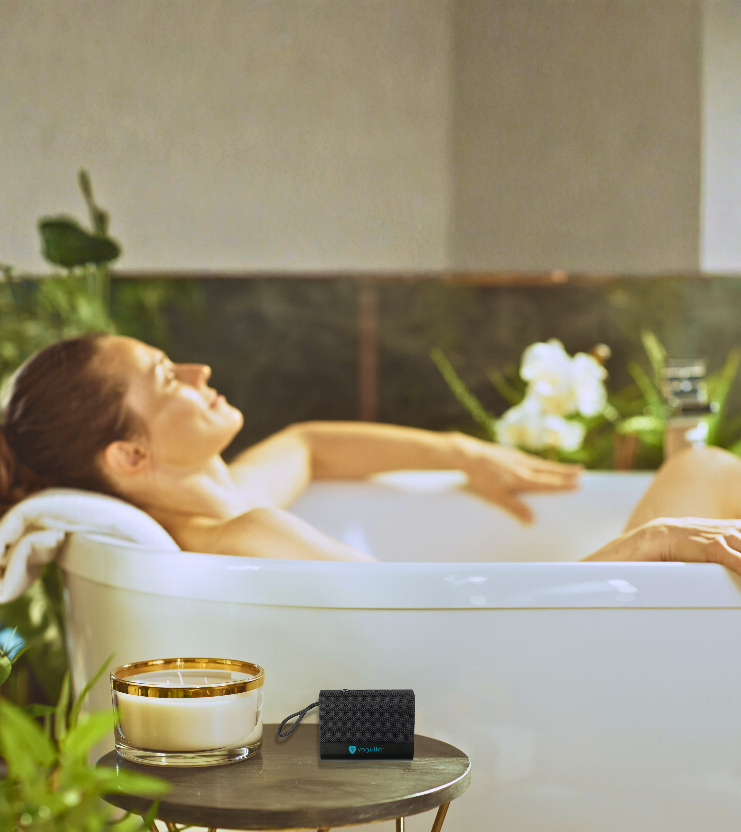 Yoguitar Waterproof Bluetooth Shower & Bath Speaker