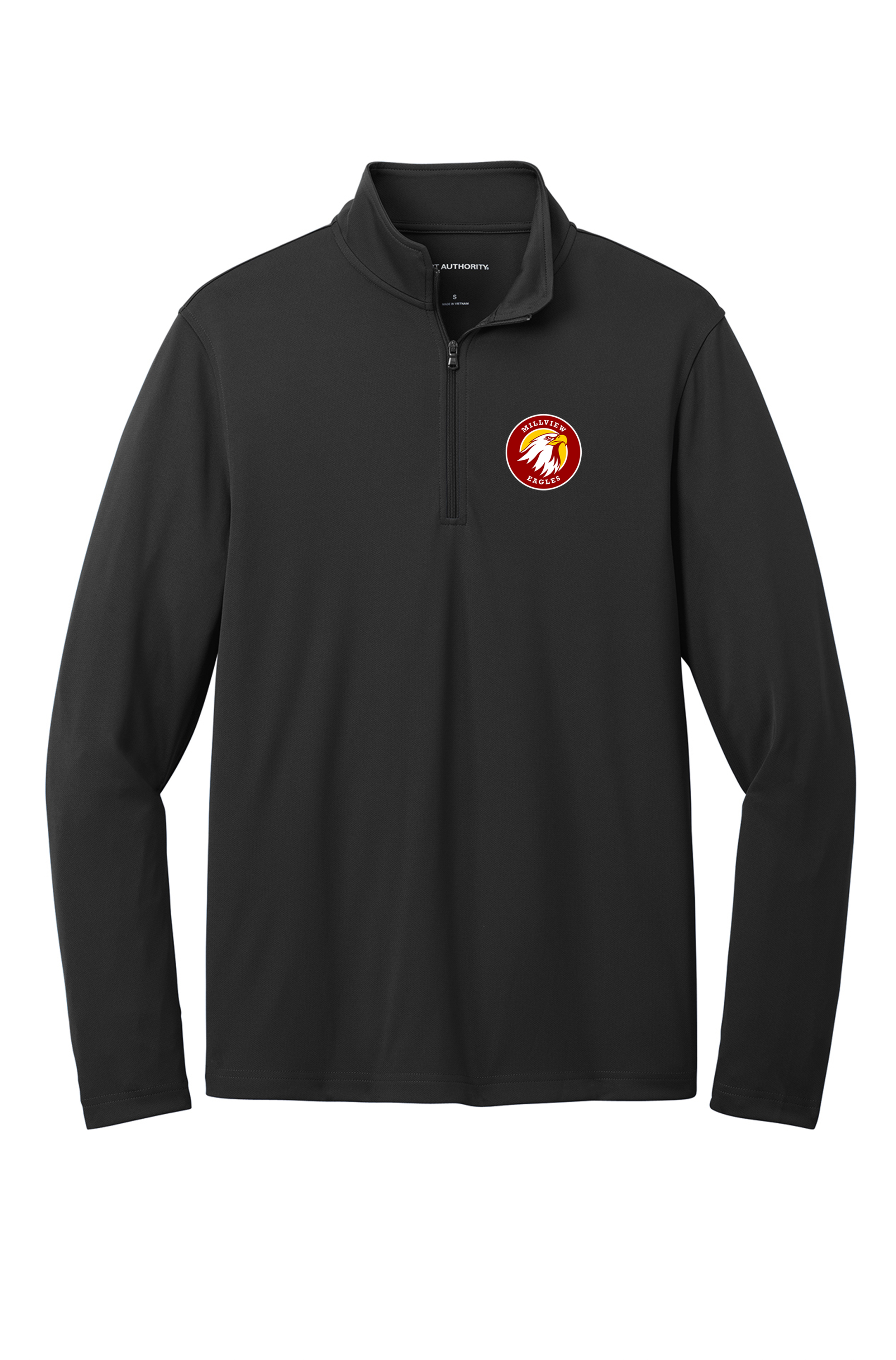 Millview Staff Men's Embroidered Polo (Black)