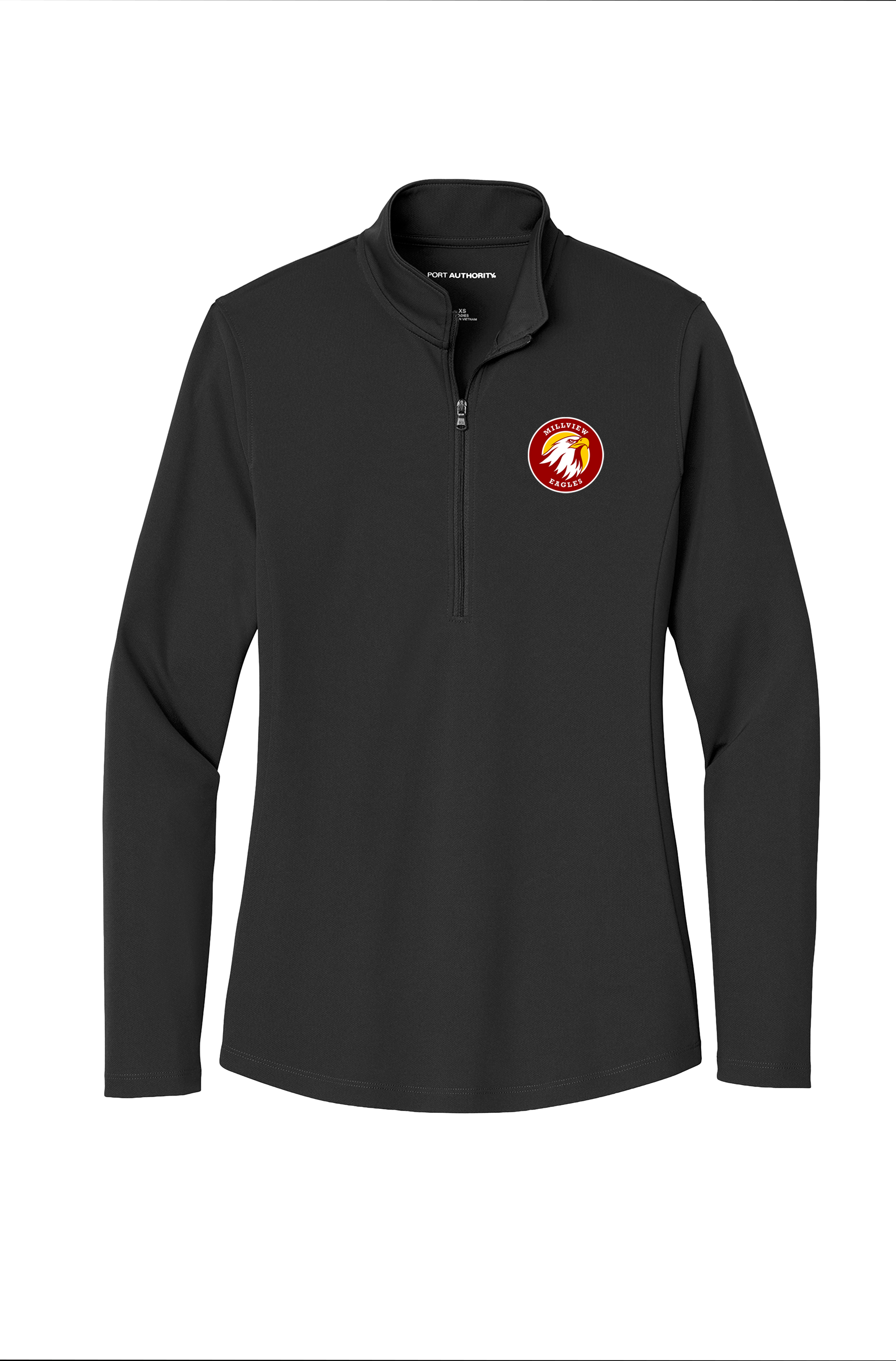 Millview Staff Womens Embroidered Quarter-Zip