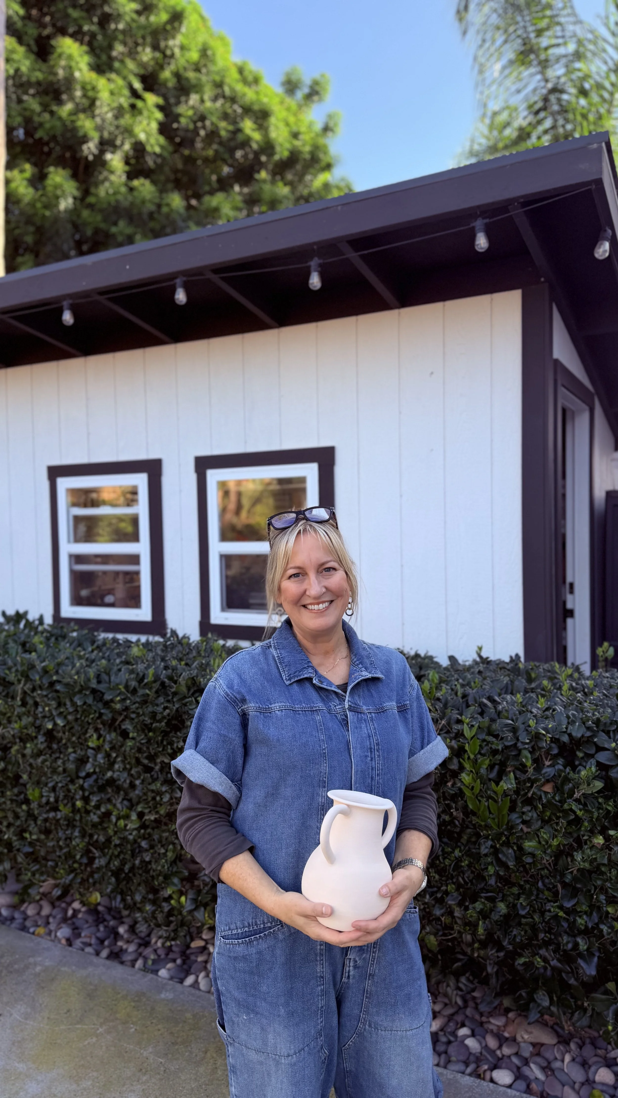 Coco, outside her home studio and favorite place <3.