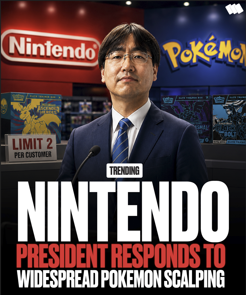 Nintendo President Responds to Pokémon Card Scalping as Demand Continues to Outpace Supply