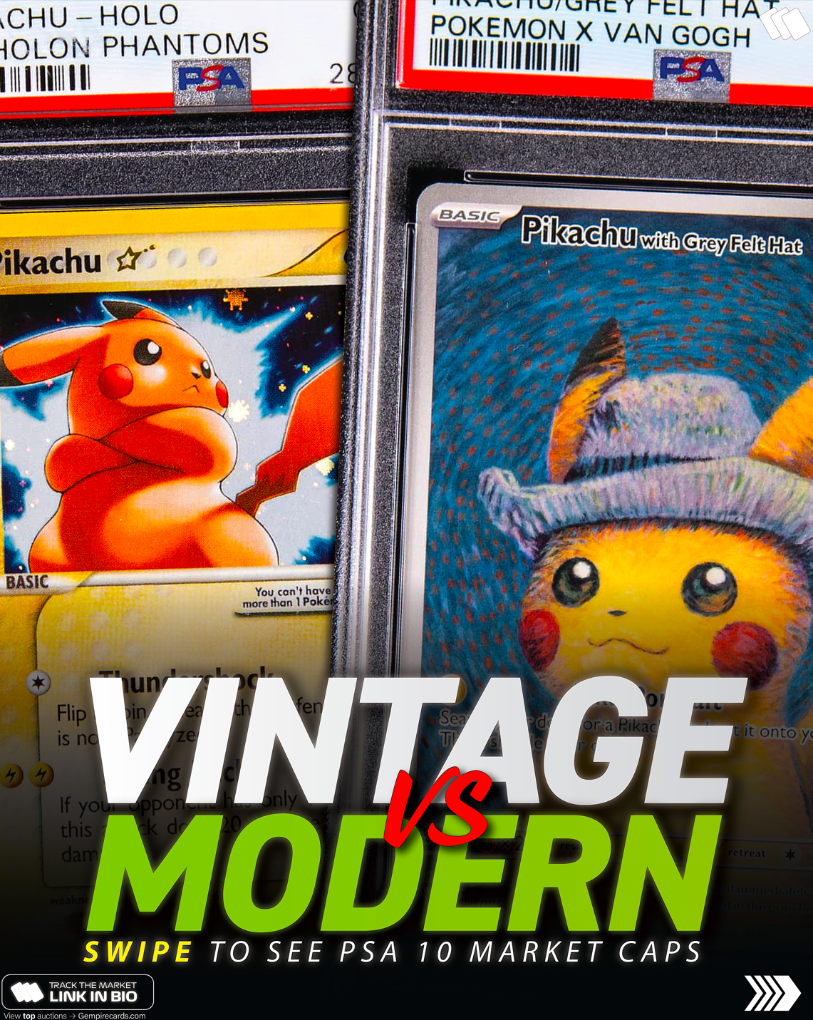 Vintage vs. Modern Pokémon: What Market Cap Tells Us