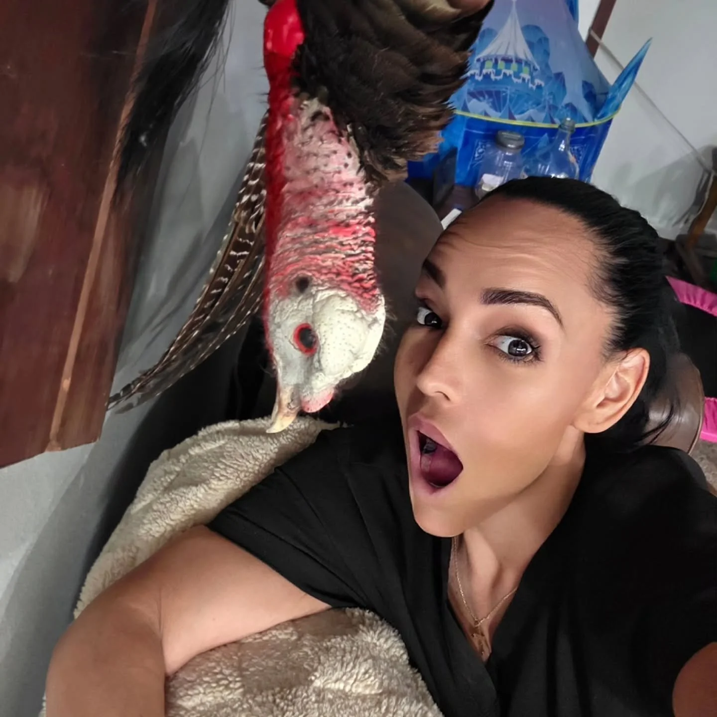 Just a normal day cleaning&hellip; nothing weird&hellip; just me and my coworkers 🦌🦃🐗