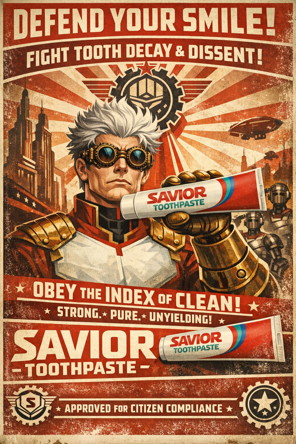 Savior Toothpaste: Cleanliness Is Compliance
