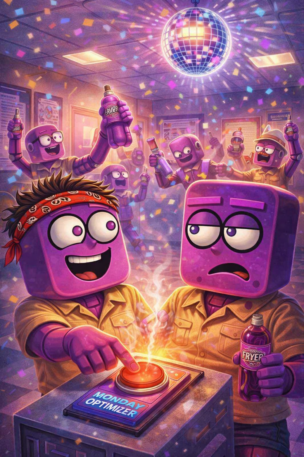 BLAST &amp; FRYER vs. The Monday Machine