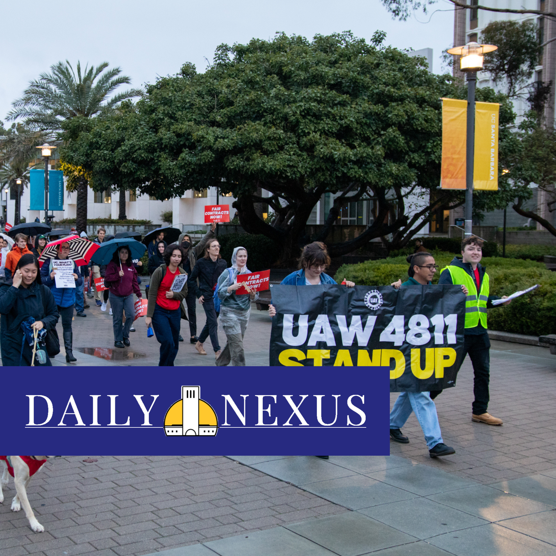 UCSB UAW 4811 rallies ahead of contract bargaining