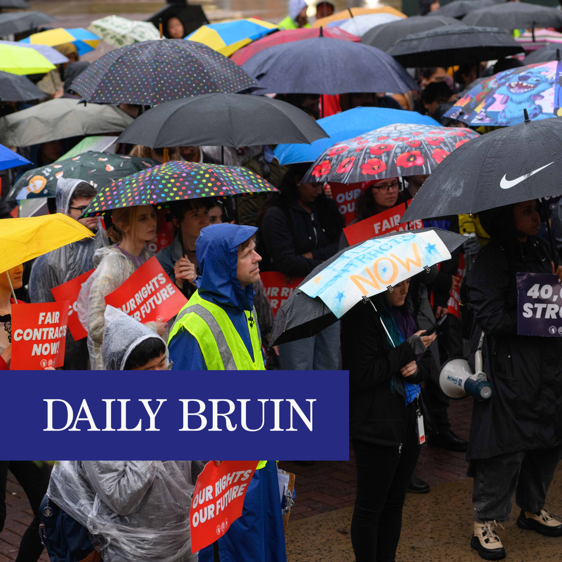 UAW units rally, threaten strike for fair wage, job protections in new UC contract