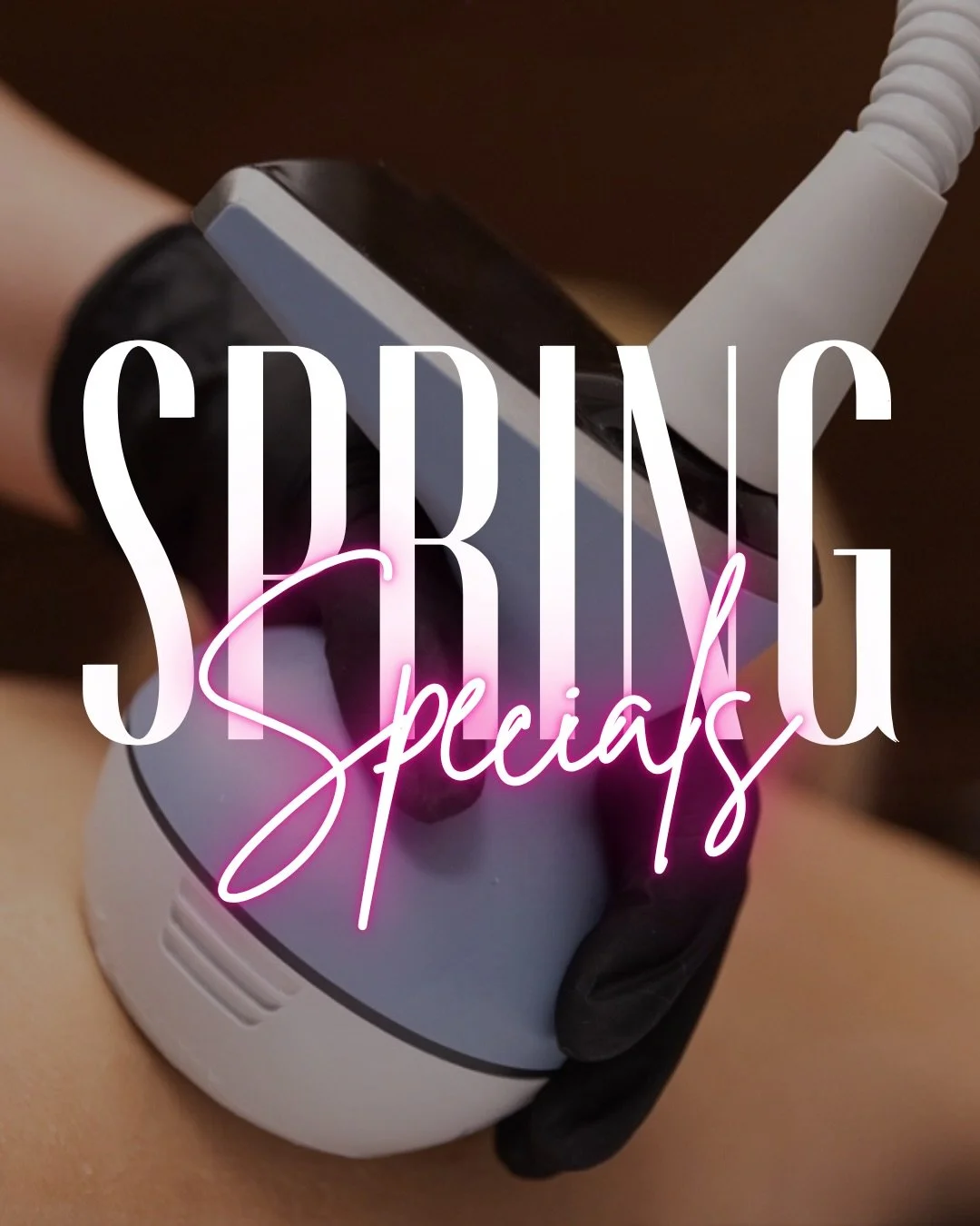 Spring Specials Are Here!

This is usually the time of year when patients start thinking about a refresh going into summer. That might look like subtle lip filler, improving your skin quality, or finally starting a treatment you&rsquo;ve been thinkin