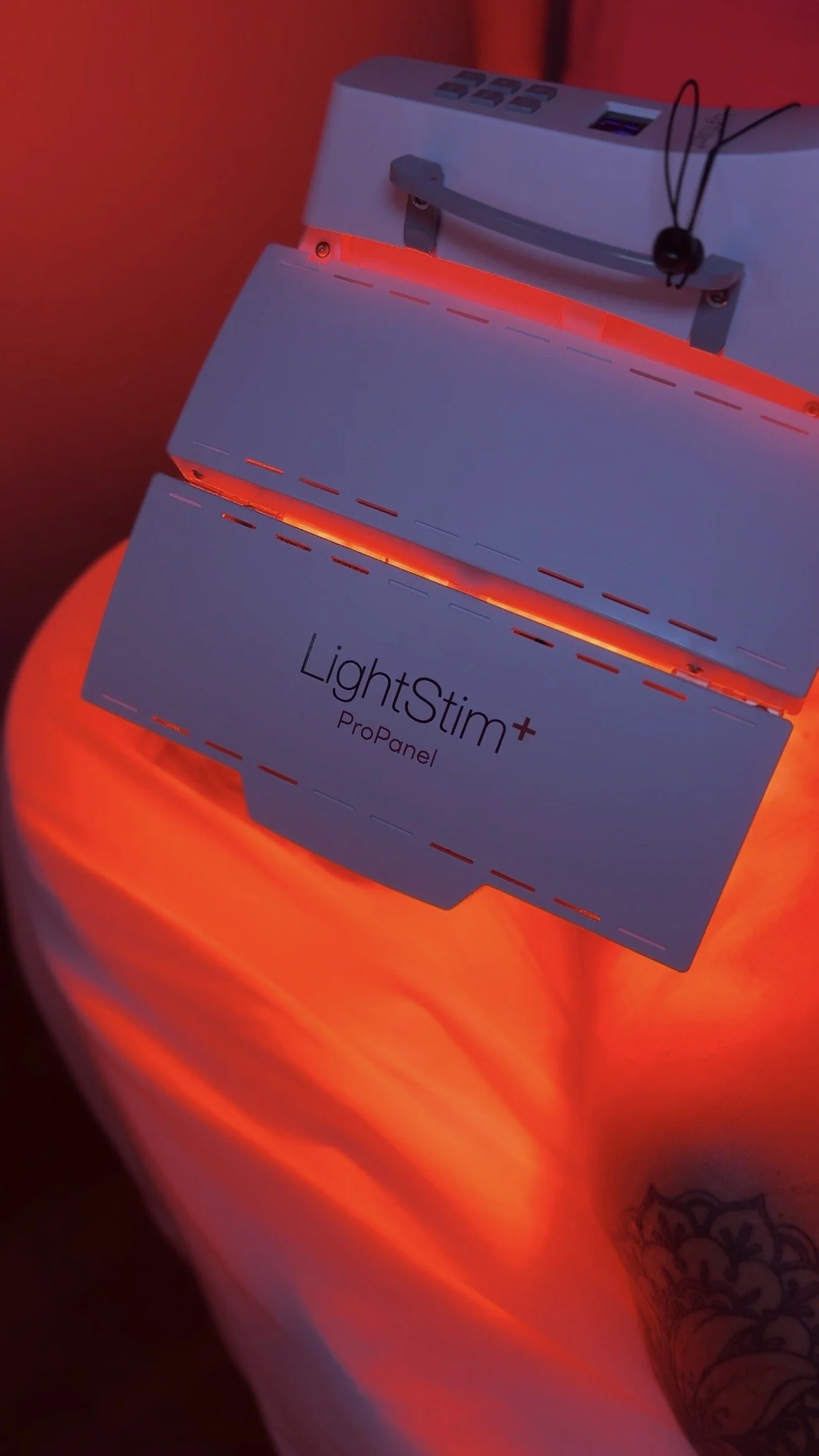 LightStim ProPanel LED light therapy treatment at Revive Wellness in Kennewick WA