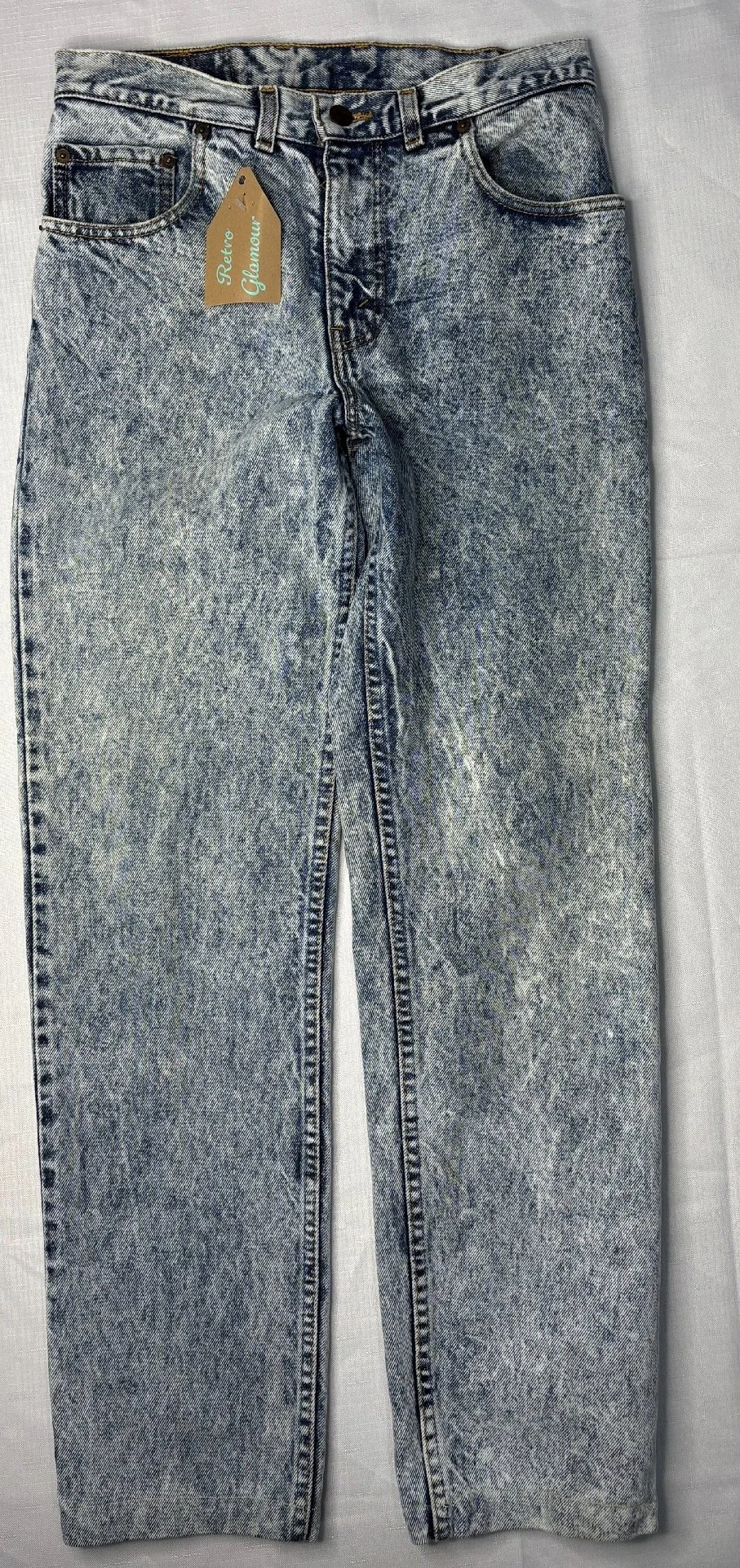 Vintage Levi's 555 Acid Wash Jeans - Authentic 90s