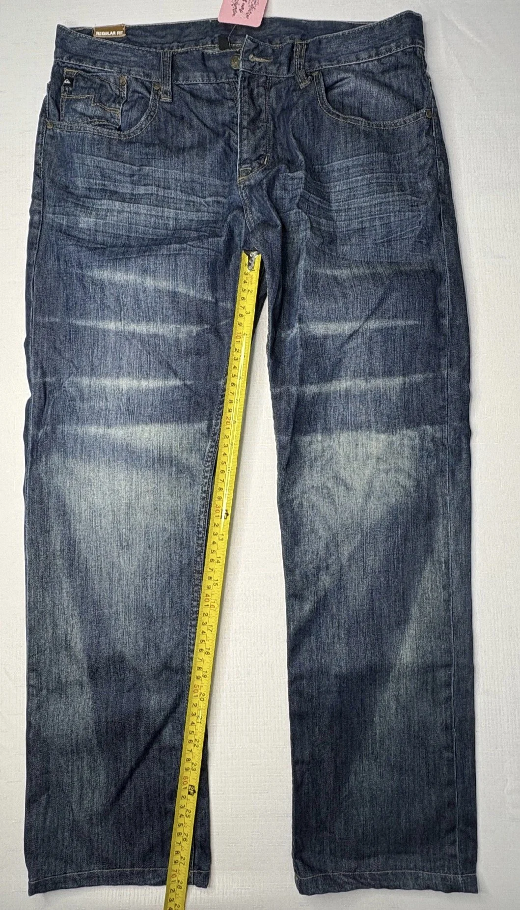 Vintage Regular Button Up Denim Jeans (Size 34)