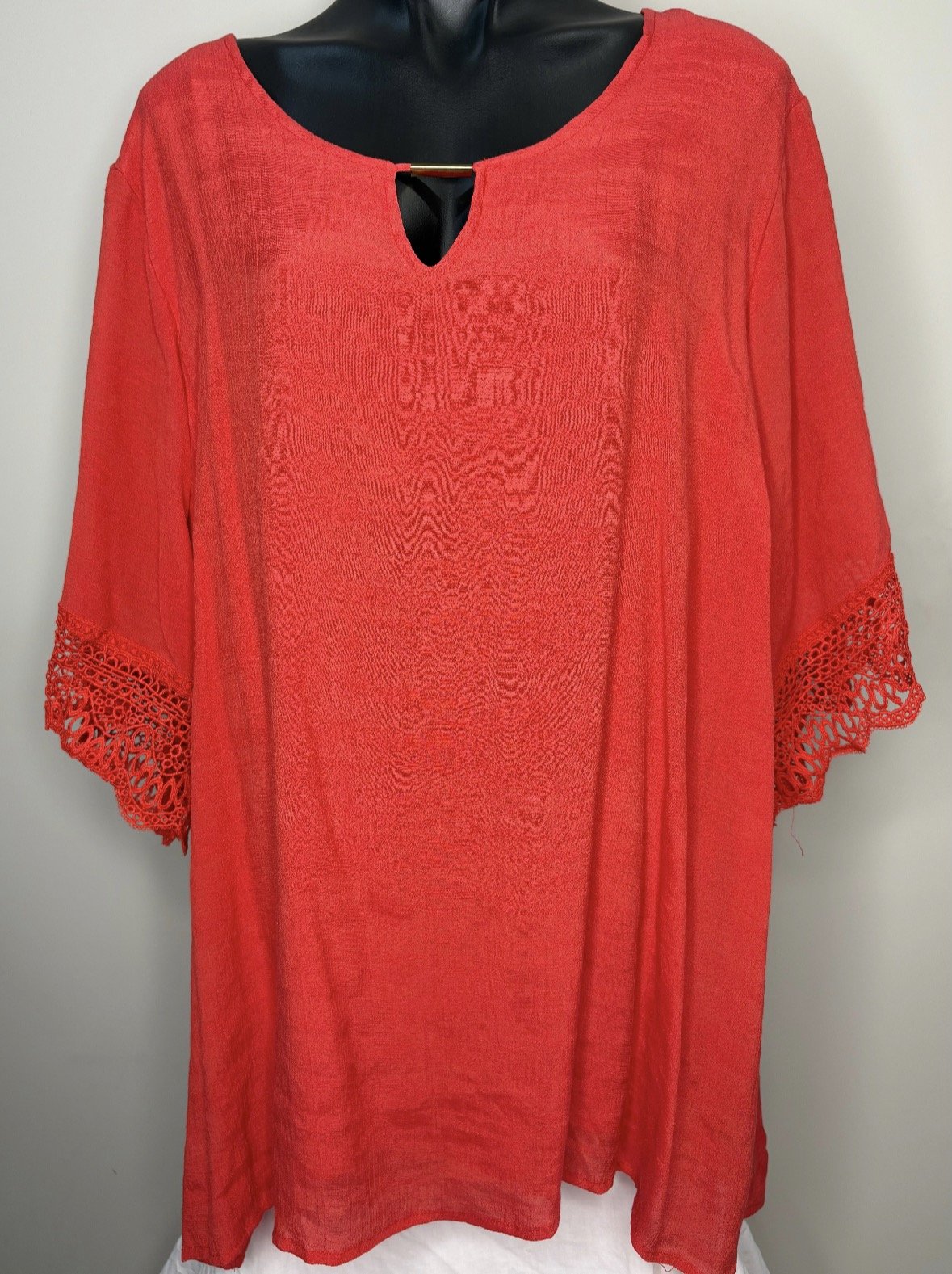 'BeMe' Burnt Orange Blouse (Size 28)