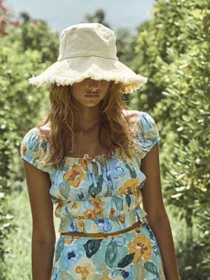 Pippy Como Floral Gathered Blouse - Casual (Size L)