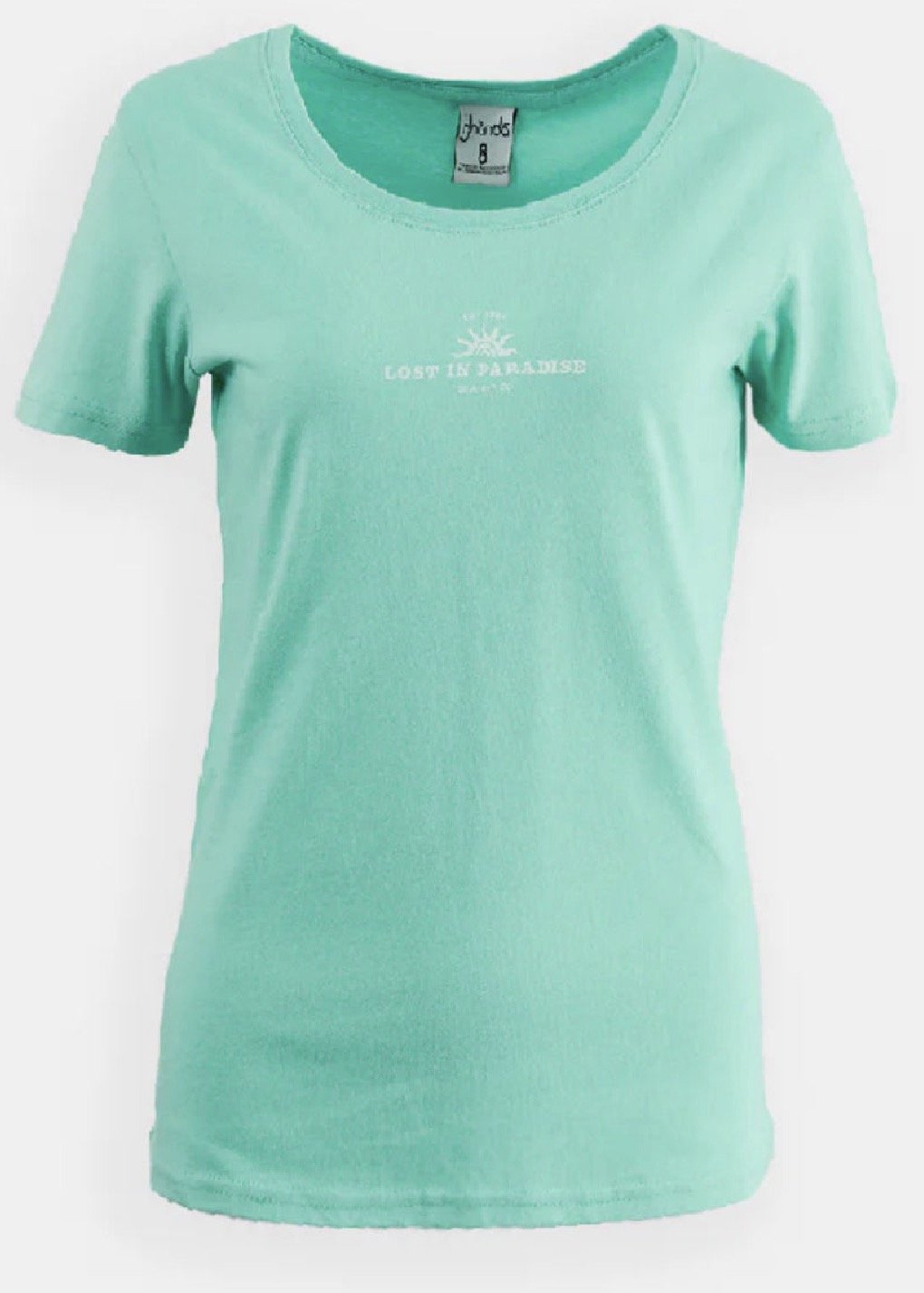 NEW 'Ghanda' Lost In Paradise Spearmint T-Shirt- (Size 10)
