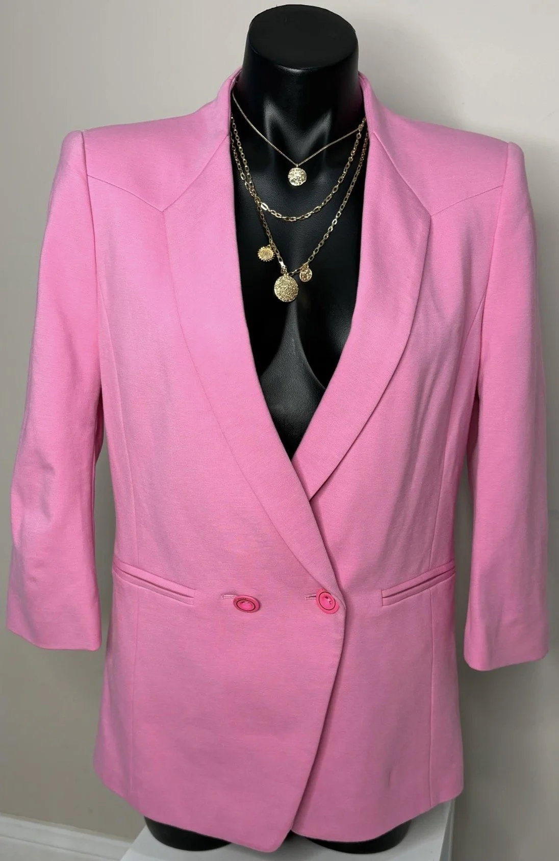 Genuine 'Ted Baker' Pink Suit Jacket (Size 8)